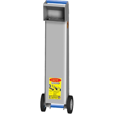 Worchester Industrial Products Cart, Oil , Short Shuttle, 8-1/2"H SS-709